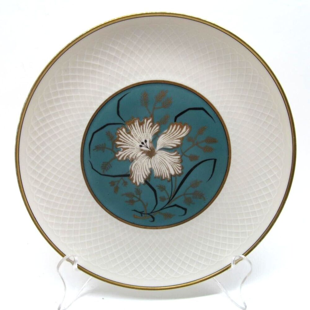 Royal Heidelberg Winterling Germany 8" Gold Trim Floral Plate VGC